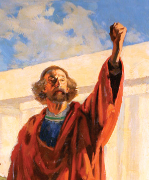 Peter Preaching