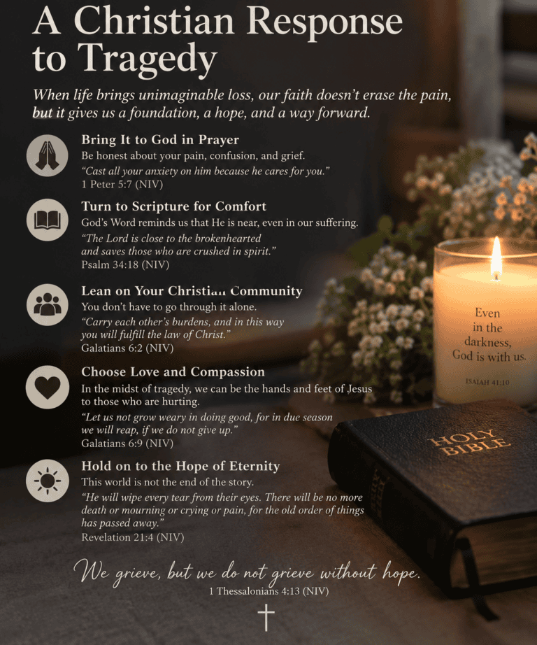 Christian response to tragedy