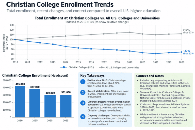 Christian college enrollment trends