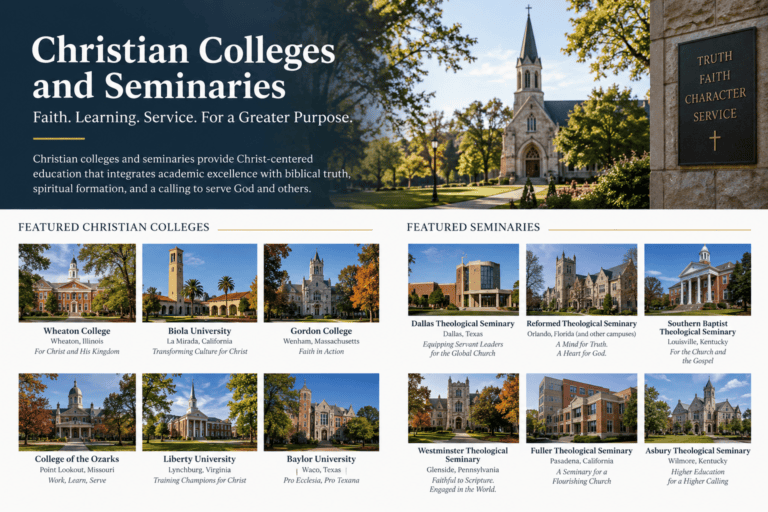 Christian colleges and seminaries