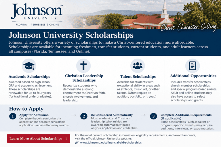Johnson University scholarships