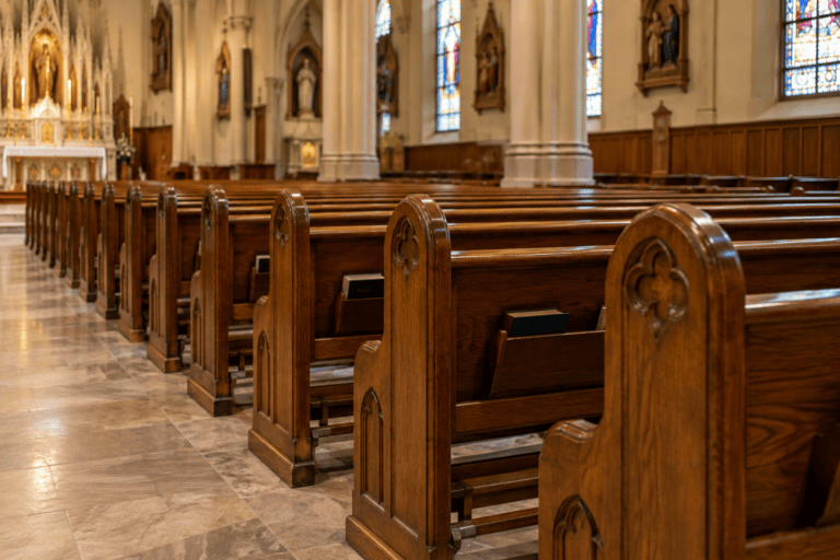 church pews