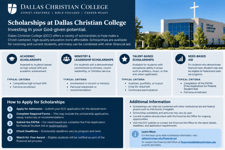 Dallas Christian College scholarships