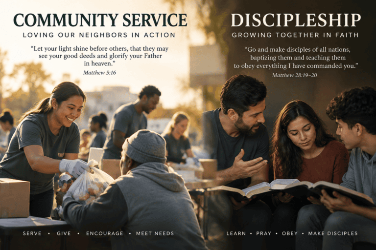 community service and discipleship