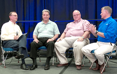 From left, Mark Taylor, David Roadcup, Jim Estep, and Gary Johnson.
