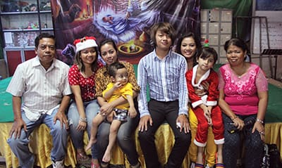 Sokha and Momm Nhem Sath escaped the killing fields of Cambodia to do great work for Christ. Here they pose with their four children