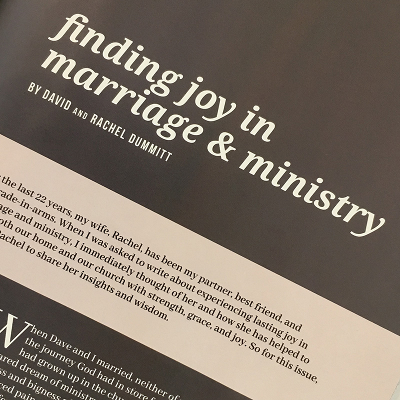 Finding Joy in Marriage and Ministry