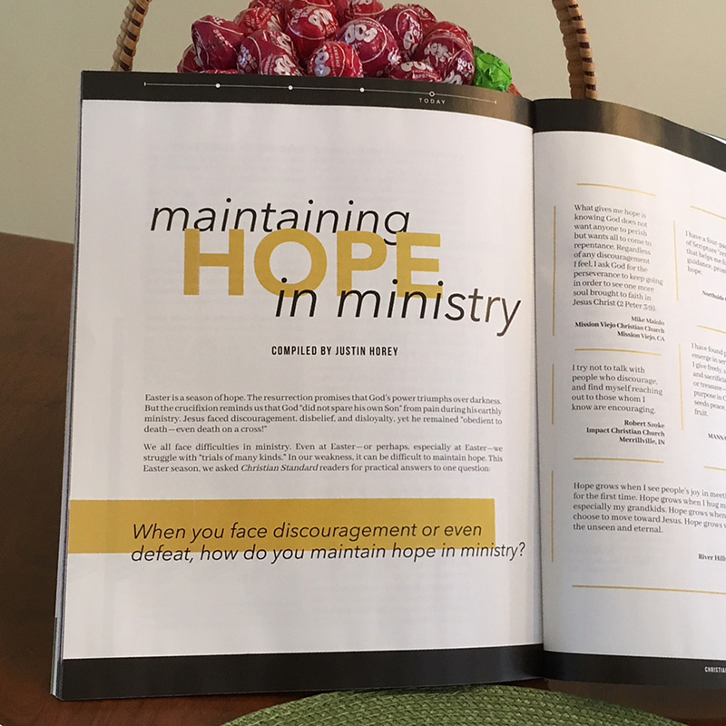 Maintaining Hope in Ministry