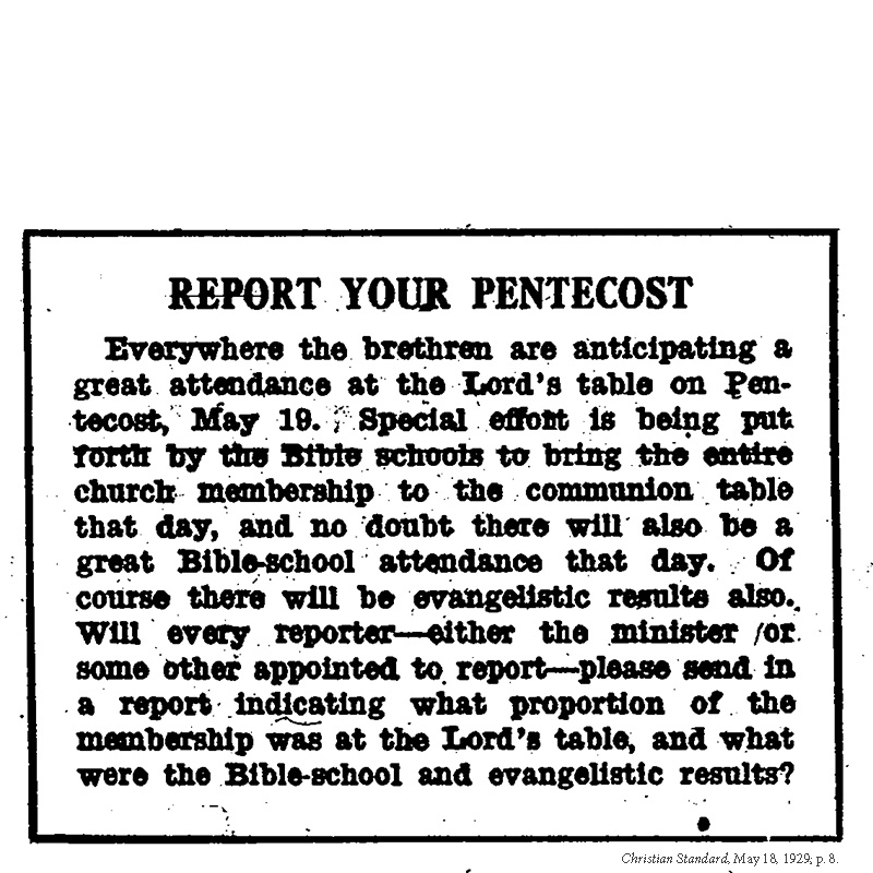 Whatever Happened to Pentecost Sunday?