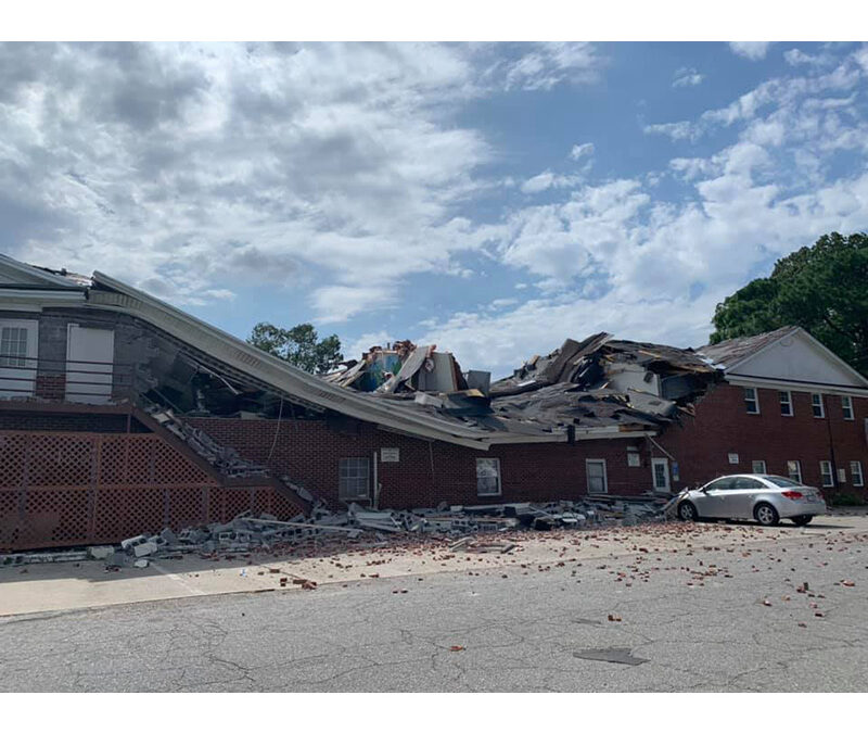 Heritage Hall Partially Collapses at MACU