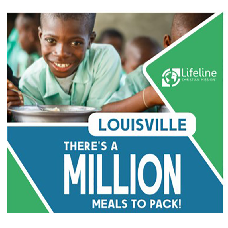 Lifeline Opening Louisville Centre with ‘Million Meal Pack’ Christian