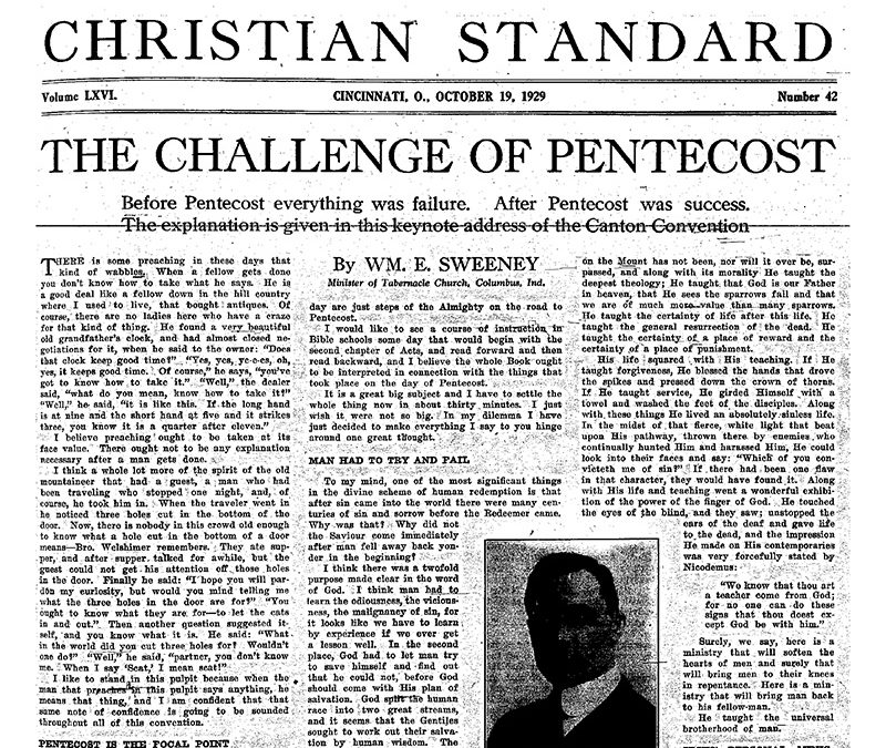 THROWBACK THURSDAY: Excerpts from 3 Essays About Pentecost