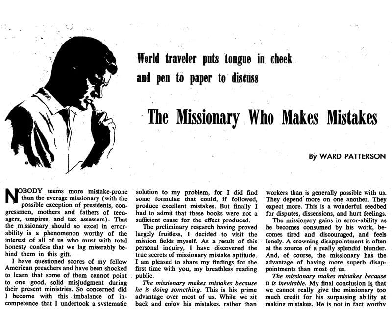 THROWBACK THURSDAY: ‘The Missionary Who Makes Mistakes’ (1963)