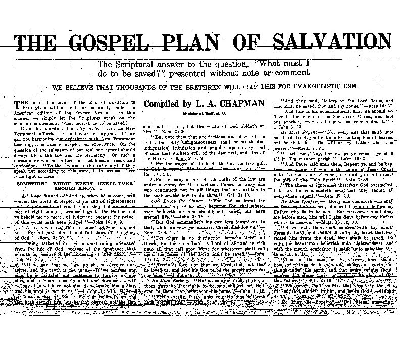 THROWBACK THURSDAY: ‘The Gospel Plan of Salvation’ (1927)