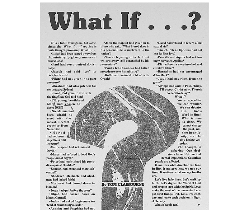 THROWBACK THURSDAY: ‘What If? . . .’ (1993)