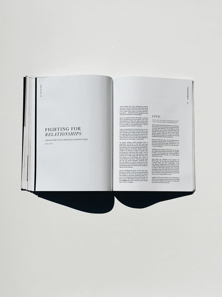 Fighting for Relationships: Striving for Unity in Politically Divisive Times