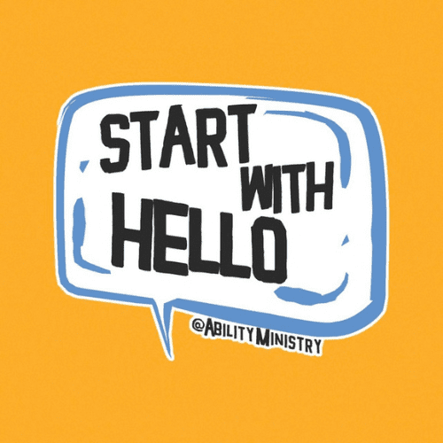 Start With Hello Conversations About Disability