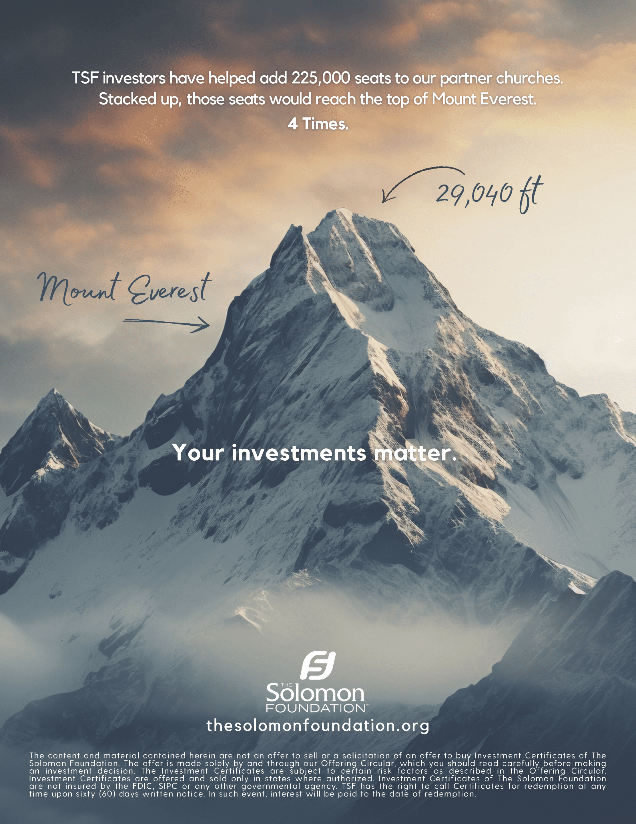 The Solomon Foundation Christian Standard Supporters