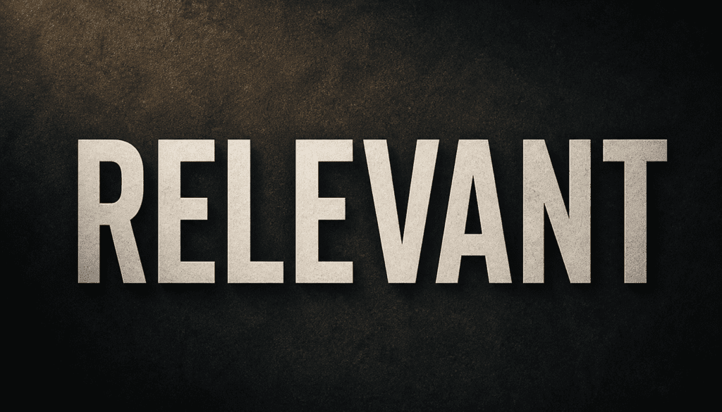 think relevant christian standard